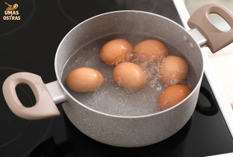Por que não se deve colocar os ovos em água fria