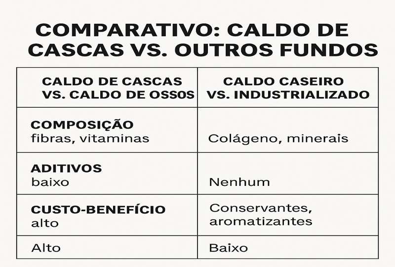 Caseiro vs. Industrializado