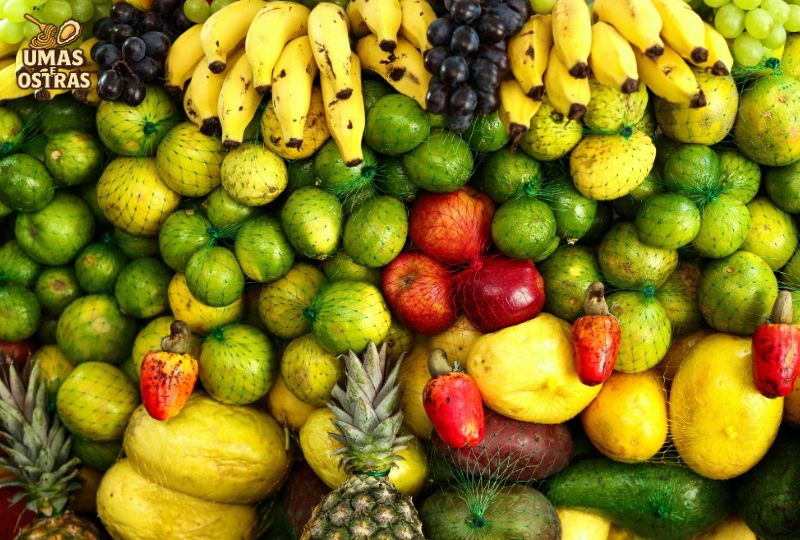 papel das Frutas Tropicais