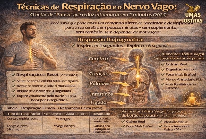 Técnicas de Respiração e o Nervo Vago
