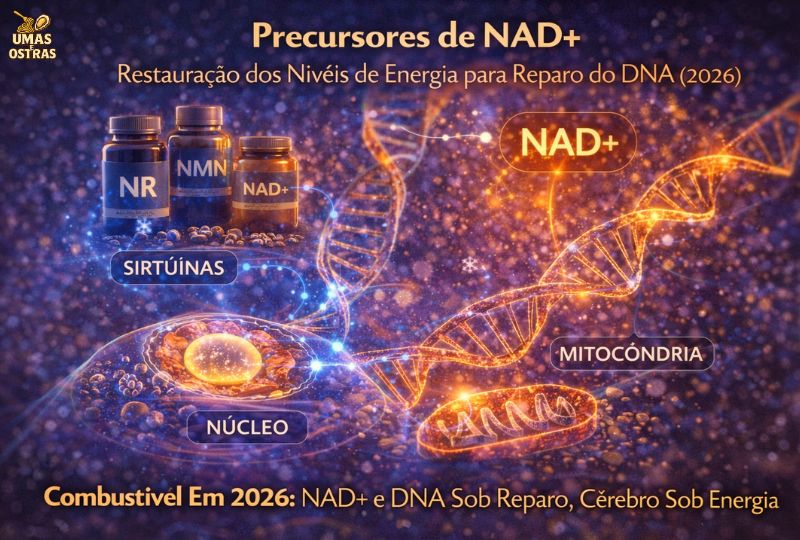 Precursores de NAD+ e a restauração da energia celular para reparo do DNA e longevidade cognitiva