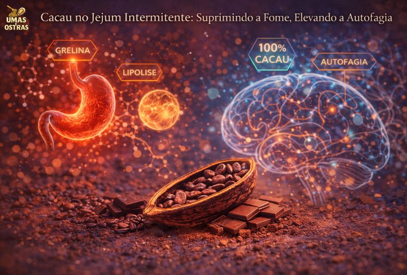 Cacau no Jejum Intermitente: A Ponte Metabólica Entre Foco e Autofagia