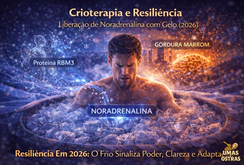 Crioterapia em 2026: O Gelo como Engenharia de Resiliência Neuroquímica