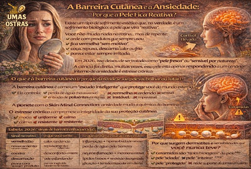 Barreira Cutânea e a Ansiedade
