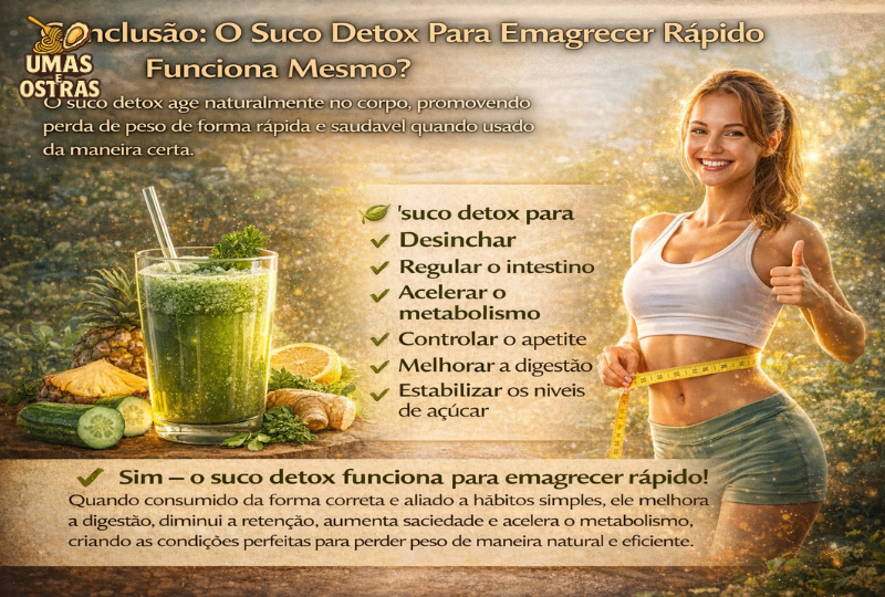 Suco Detox Funciona? A Verdade Sobre Resultados Rápidos e Naturais