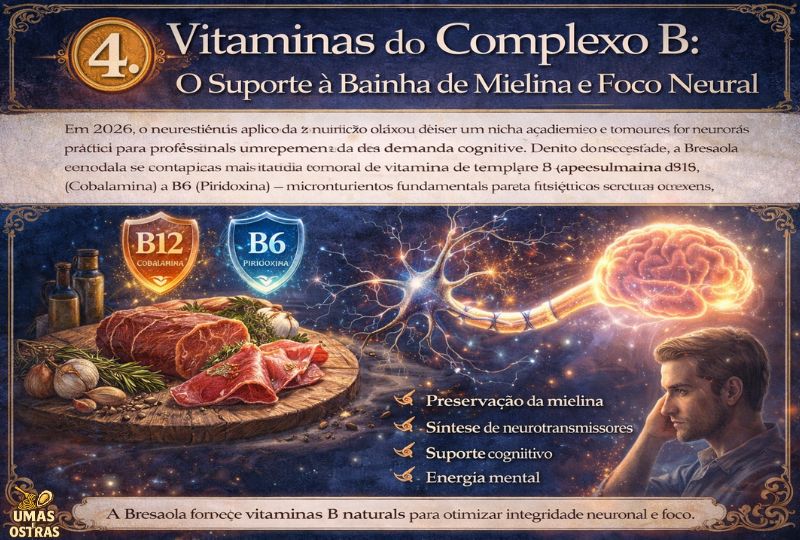 B12, B6 e B3: Infraestrutura Bioquímica para Velocidade Neural e Estabilidade Mental