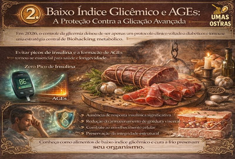 Bresaola, estabilidade glicêmica e defesa contra glicação avançada