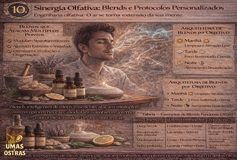 Blends Funcionais e Protocolos Olfativos para Estados Mentais de Alta Performance