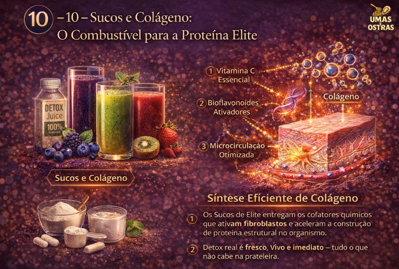 Quando o Suco Ativa o Colágeno e o Corpo Constrói de Verdade