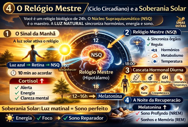 Luz da Manhã e o Controle do Ritmo Biológico