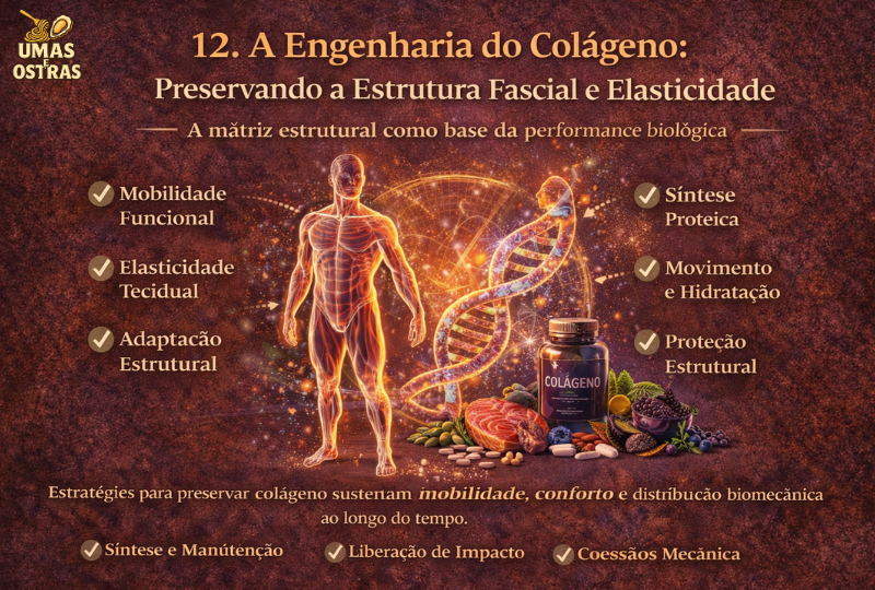 Colágeno Funcional: A Infraestrutura Biológica que Sustenta Mobilidade e Performance ao Longo do Tempo