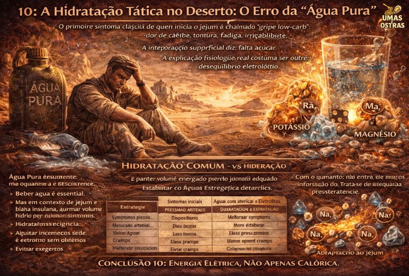 Sódio, Potássio e Magnésio — A Base Elétrica da Estabilidade Durante o Jejum