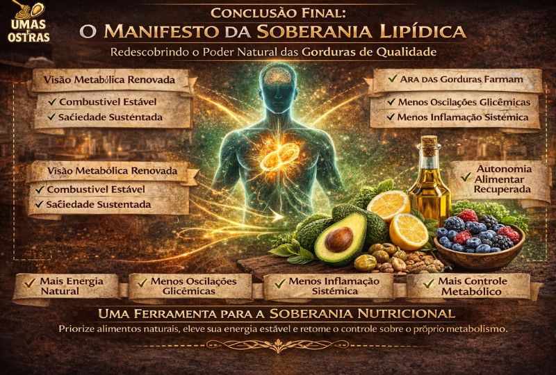 Soberania Metabólica: O Retorno às Gorduras Naturais