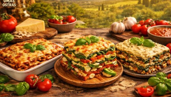 Você sabe qual a melhor lasanha? Veja as diferenças entre clássica, vegetariana e vegana