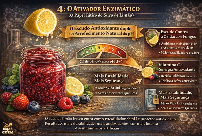 pH Estratégico: Como o Limão Estabiliza, Protege e Intensifica a Matriz Funcional