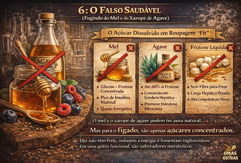 Frutose Líquida Disfarçada: Quando “Natural” Sabota o Fígado