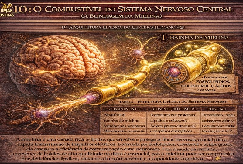Como Lipídios, Mielina e Cetonas Sustentam a Velocidade do Cérebro