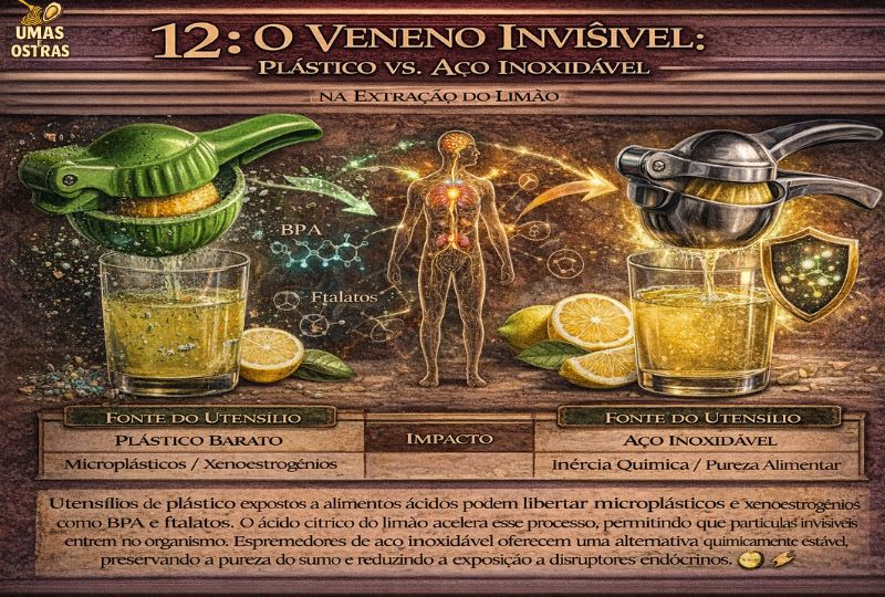 Microplásticos na Cozinha: Como um Espremedor Pode Contaminar Seu Suco