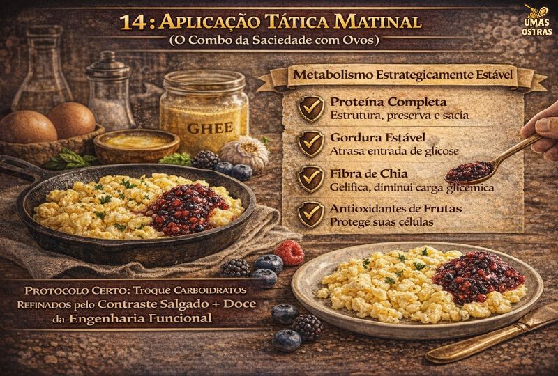 Engenharia Metabólica no Café da Manhã: Proteína, Gordura e Fibra em Sinergia
