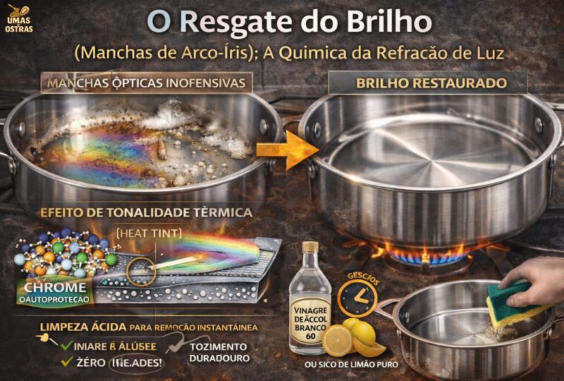 Manchas de Arco-Íris Não São Defeito: Entenda e Restaure em Segundos