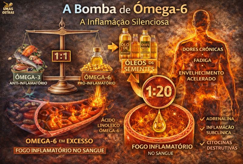 Desequilíbrio Lipídico: Como o Excesso de Ômega-6 Afeta sua Saúde