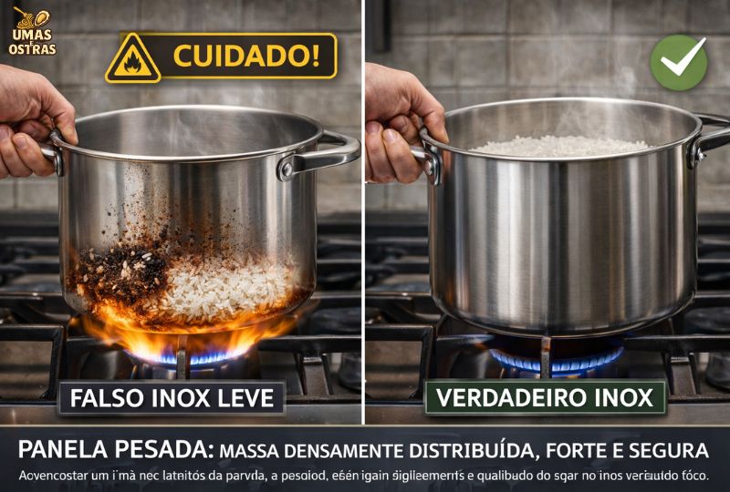 Leve Demais para Ser Seguro: O Colapso Térmico do Falso Inox