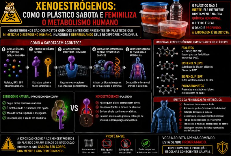 Desregulação Hormonal por Plásticos: O Papel de Ftalatos, BPS e BPF no Corpo Humano