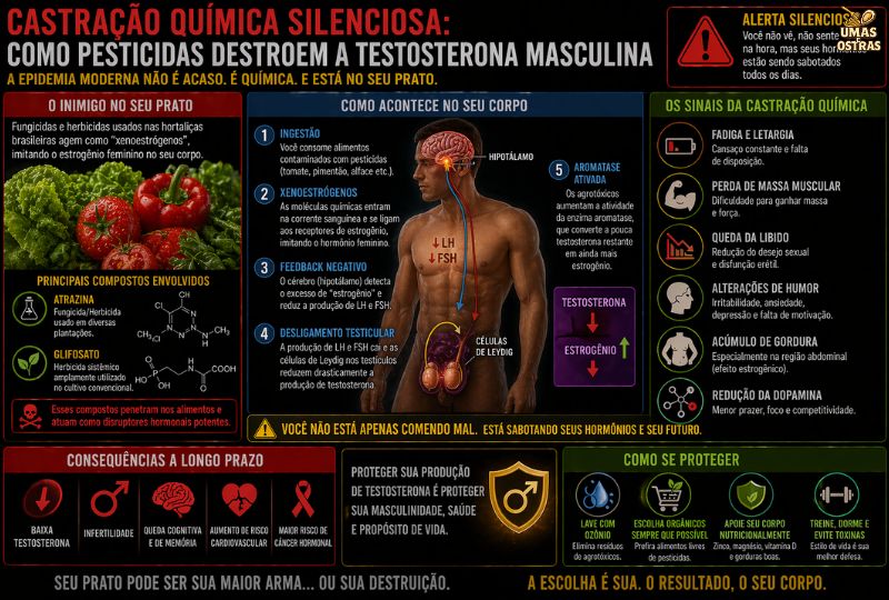 Exposição a Agrotóxicos e Queda de Testosterona: Entenda a Relação