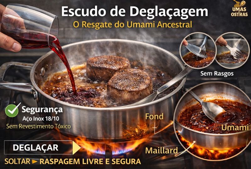 Do Fundo ao Ouro: Como Liberar o Umami com Aço Inox 18/10