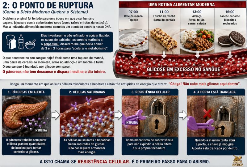 Resistência Celular: O Início Silencioso do Colapso Metabólico