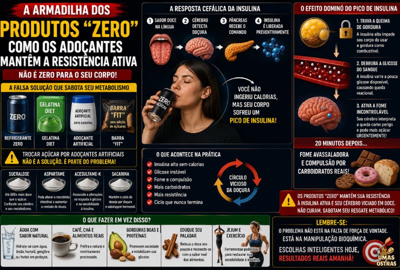 A Armadilha Oculta dos Adoçantes Artificiais