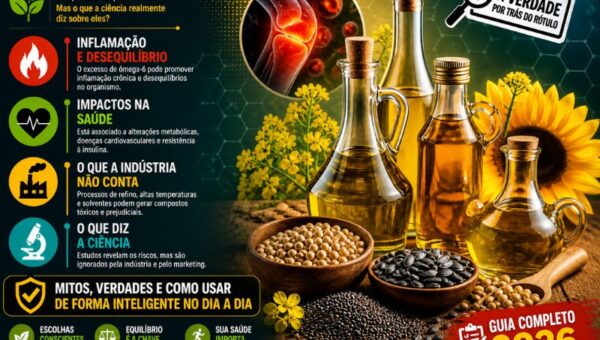 oleos de sementes inflamação saúde impacto ciência indústria explicação