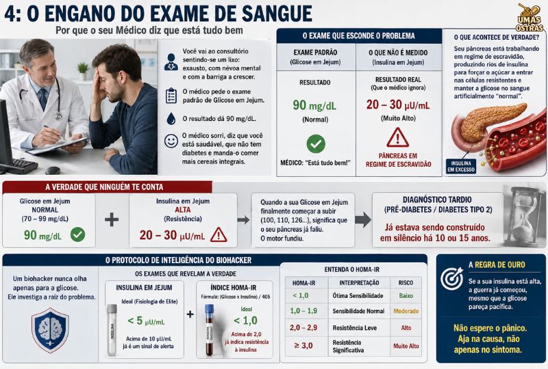 A Verdade que o Exame Tradicional Não Revela Sobre a Resistência à Insulina