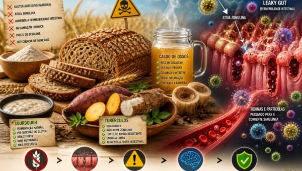 Trigo Moderno vs Intestino: Como o Pão Integral Pode Influenciar Inflamação e Leaky Gut