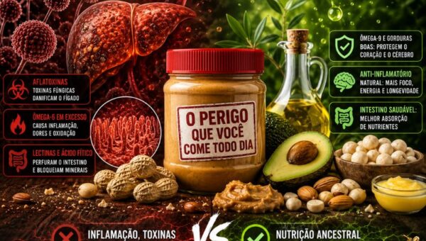 O Lado Sombrio da Pasta de Amendoim: Inflamação, Fígado Sobrecarregado e Brain Fog