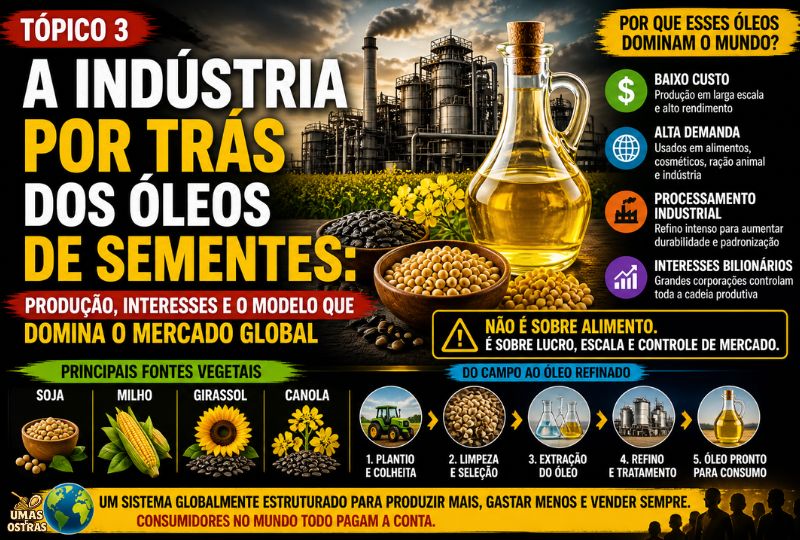 impacto dos oleos de sementes no corpo inflamação oxidação saúde metabolismo
