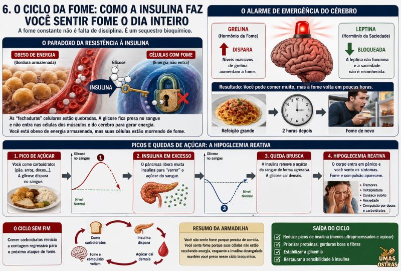 Fome Sem Fim: O Sequestro Bioquímico da Resistência à Insulina