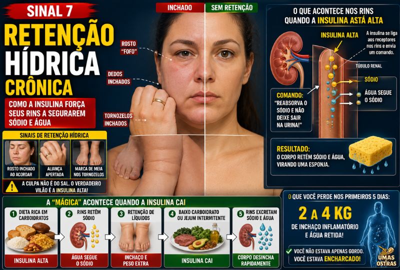 O Hormônio Que Faz Seu Corpo Reter Água Sem Você Perceber