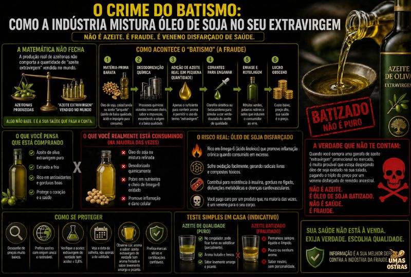 Misturas em Azeites: O Que Saber Sobre Pureza e Rotulagem