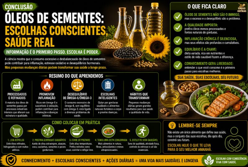oleos de sementes conclusao escolhas saudaveis alimentacao equilibrio gordura