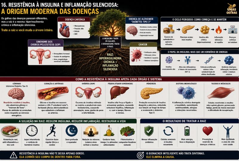 Hiperinsulinemia Crônica: A Raiz Oculta por Trás das Doenças Modernas
