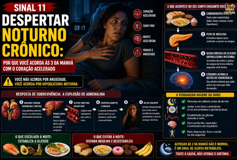 O Sinal Noturno Que Pode Estar Ligado ao Seu Metabolismo