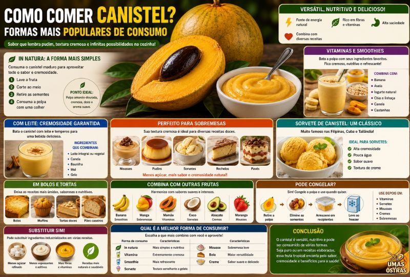 Canistel na Cozinha: Veja Como Consumir a Fruta em Vitaminas, Sorvetes, Bolos e Sobremesas