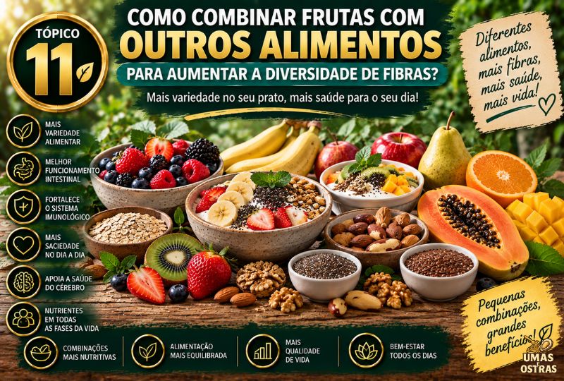 Frutas, Aveia, Sementes e Oleaginosas: Como Aumentar a Diversidade de Fibras